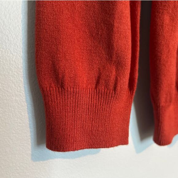 Love Ellie Mia Back Detail Pullover Sweater, Burnt Orange, Women's Medium - Picture 3 of 8